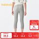 巴拉巴拉女童打底褲兒童褲子夏裝中大童七分褲簡(jiǎn)約針織休閑褲208224123001
