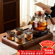 憶壺茶（YIHUTEA）玻璃煮茶壺2025新款電陶爐套裝家用多功能燒水養生壺大容量茶具 【升級加大茶盤(pán)】煙灰壺7件套