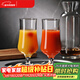 帕莎帕琦紅酒杯葡萄酒杯啤酒飲料杯多功能高腳杯385毫升2只44169