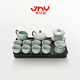 陸宴丨京紅運真裸價(jià)·整套功夫茶具套裝帶茶盤(pán)天青汝窯西施壺8杯套裝
