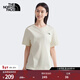 北面（The North Face）【都市經(jīng)典系列】短袖棉T恤情侶款戶(hù)外寬松舒適25新品|8EY9 QLI/沙丘白 2XL /185
