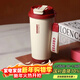 HOOMEY保溫杯陶瓷覆蓋內膽咖啡杯男女生高顏值吸管水杯2025新款保冷杯子
