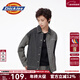 Dickies新款經(jīng)典豎條紋夾克 素色拼接寬松休閑外套10818 經(jīng)典豎條紋 （常規版型 喜歡寬松建議拍大一碼） S