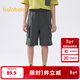 巴拉巴拉童裝兒童短褲男童2025夏季女童大童褲子速干工裝褲中褲潮 深灰20911 175