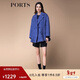 PORTS女裝秋冬新款長(cháng)袖短大衣 公主藍 2