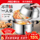 愛(ài)仕達湯蒸鍋家用湯鍋304不銹鋼鍋體不串味單層煮粥燉湯蒸鍋一人食鍋具  ZS24B1WG 24cm