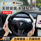 CKULH德國適用于特斯拉model3/Y方向盤(pán)套把套夏季煥新版裝飾吸汗配 升級款皮白色款
