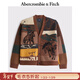 Abercrombie & Fitch【李現同款】男裝25秋冬美式復古針織開(kāi)衫毛衣外套120-5255 棕褐色 L (180/108A)
