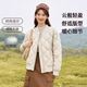 【京東直采】90絨輕薄羽絨服女小個(gè)子棒球服外套休閑春節不打烊 杏仁米 M