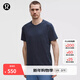 lululemon丨Metal Vent Tech 男士運動(dòng)短袖 T 恤 LM3FG2S 礦物藍/海軍藍 L