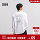 森馬（Semir）×RYO藝術(shù)家系列長(cháng)袖T恤男上衣冬季情侶裝oversize潮101724101201