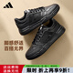 阿迪達斯（adidas）男鞋板鞋秋冬季新款黑色滑板鞋潮流百搭輕便休閑鞋運動(dòng)鞋情侶鞋 黑色JS4361【官方正品 假一賠十】 42