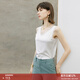 顏域白色打底背心女士2024新款春季時(shí)尚通勤內搭氣質(zhì)百搭無(wú)袖上衣 白色 XL 42