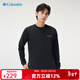 Columbia哥倫比亞長(cháng)袖男款t恤秋冬運動(dòng)戶(hù)外圓領(lǐng)印花套頭衛衣AE3817 008 XL
