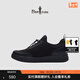 比音勒芬【抗菌防臭】秋季男士鞋子簡(jiǎn)約百搭防水戶(hù)外休閑鞋凈色板鞋 07黑 41 (255mm)