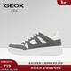GEOX杰歐適女鞋秋冬新款真皮時(shí)尚百搭撞色休閑鞋女白鞋板鞋單鞋潮 灰色 38