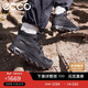愛(ài)步（ECCO）透氣輕便戶(hù)外休閑鞋中幫穩定運動(dòng)鞋男 驅動(dòng)820224 黑色42