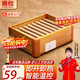 湘松實(shí)木取暖器家用暖腳器客廳木質(zhì)烤火箱辦公室烘腳神器烤火爐電火桶取暖爐節能電火盆腳踏暖腳神器 40*32CM豪華單人款【智能控溫 過(guò)熱保護】
