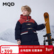 馬騎頓（MQD）男女大童潮酷學(xué)院風(fēng)休閑保暖中長(cháng)款連帽羽絨服