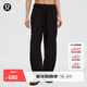 lululemon丨WovenAir 女士可調節褲腳高腰衛褲 速干芯吸 LW5HTQA 黑色 XS
