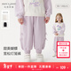 MARC&JANIE馬克珍妮女童甜美蝴蝶結燈籠褲寶寶運動(dòng)褲2025年春裝250275