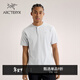 ARC'TERYX始祖鳥(niǎo) KADEM HENLEY SS 透氣 男子 速干短袖T恤 Solitude Heather/隱秘灰 M