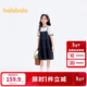 巴拉巴拉女童裙子兒童連衣裙夏裝中大童假兩件輕薄裙子時(shí)尚208225111019