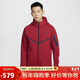 耐克（NIKE）男子全長(cháng)拉鏈開(kāi)襟連帽衫HV0950-687 紅色 L