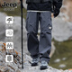 JEEP SPIRIT吉普沖鋒褲男士褲子男款春夏季工裝褲休閑褲直筒運動(dòng)長(cháng)褲