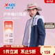特步（XTEP）童裝連帽兒童外套戶(hù)外防風(fēng)中性軟殼長(cháng)袖上衣 羅蘭紫 160