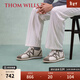 THOM WILLS男鞋冬季復古阿甘鞋男潮流舒適休閑皮鞋小白鞋 淺灰色G251 42 /8碼