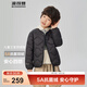 波司登（BOSIDENG）25年新款輕薄羽絨服男女兒童5A抗菌輕便內膽巴恩風(fēng)外套T250135030 黑色8056 165 /84A 約 155-165cm 54kg