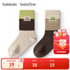 巴拉巴拉balaOne襪子秋冬男女童棉襪寶寶大童學(xué)生打底兩雙裝209425172206