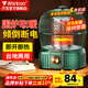 萬(wàn)寶（Wanbao）烤火爐取暖器烤火器家用鳥(niǎo)籠式取暖器小太陽(yáng)家用小型節能速熱電暖器桌下 無(wú)極調溫【碳晶盤(pán)+鈦青綠】