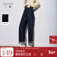 三彩【防褪色牛仔】2025秋季新款長(cháng)褲牛仔褲直筒褲休閑百搭M 深海藍 L 165/72A 165/72A