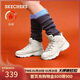 斯凱奇（Skechers）2022秋季高幫鞋女厚底松糕保暖舒適百搭167569 NAT自然色 37 