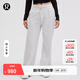 lululemon丨Scuba 女士中腰闊腿運動(dòng)褲 LW5GX9A 雜色超淺灰 線(xiàn)上專(zhuān)售 S