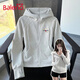 班尼路（Baleno）連帽衛衣開(kāi)衫女2026年春秋新款沖浪小狗韓系穿搭修身收腰顯瘦外套