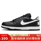 耐克NIKE男子休閑鞋 BIG NIKE LOW 運動(dòng)鞋355152-016黑白 41