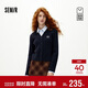 森馬（Semir）商場(chǎng)同款|森柔針織開(kāi)衫女冬季襯衫領(lǐng)假兩件2025毛衫101725107022