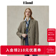 ELAND衣戀西裝女簡(jiǎn)約風(fēng)單排扣直筒顯瘦通勤西服外套2025秋季新款 深卡其色(37)D/Beige M 165