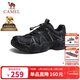 駱駝（CAMEL）云山1代戶(hù)外秋季徒步登山休閑丑萌鞋情侶 G15S076104 黑色 39