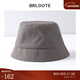 巴魯特（Brloote）漁夫帽男士千格鳥(niǎo)防曬日式寬帽檐百搭帽子春夏 卡其 均碼