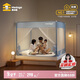 美朵嘉A類(lèi)兒童防摔圍欄蚊帳1.8x2米床家用T型三開(kāi)門(mén)清風(fēng)藍【抑菌防螨】
