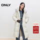 ONLY2025冬季新款90白鵝絨可拆卸狐貍大毛領(lǐng)羽絨服女|125412004 A06太古白色 S