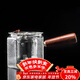 容山堂衣舍錘目紋玻璃煮茶器耐熱泡茶壺家用電陶爐茶爐茶具套裝 錘目紋玻璃煮茶器-八角款