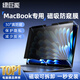 綠巨能（llano）適用蘋(píng)果屏幕膜防窺膜筆記本電腦 MacBook Air M3/M4通用13.6英寸磁吸防窺片隱私保護膜A3240