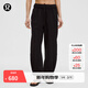 lululemon丨WovenAir 女士可調節褲腳高腰衛褲 速干芯吸 LW5HTQA 黑色 M
