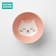 NITORI宜得利家居 廚房餐具飯碗小碗動(dòng)物卡通圖案10cm輕量小碗 粉色