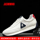 JASONWOOD奢侈品男鞋2026新款牛皮運動(dòng)鞋男輕便軟底真皮休閑鞋百搭小白鞋男 白色【官方正品】 皮鞋碼 40 (250mm)
